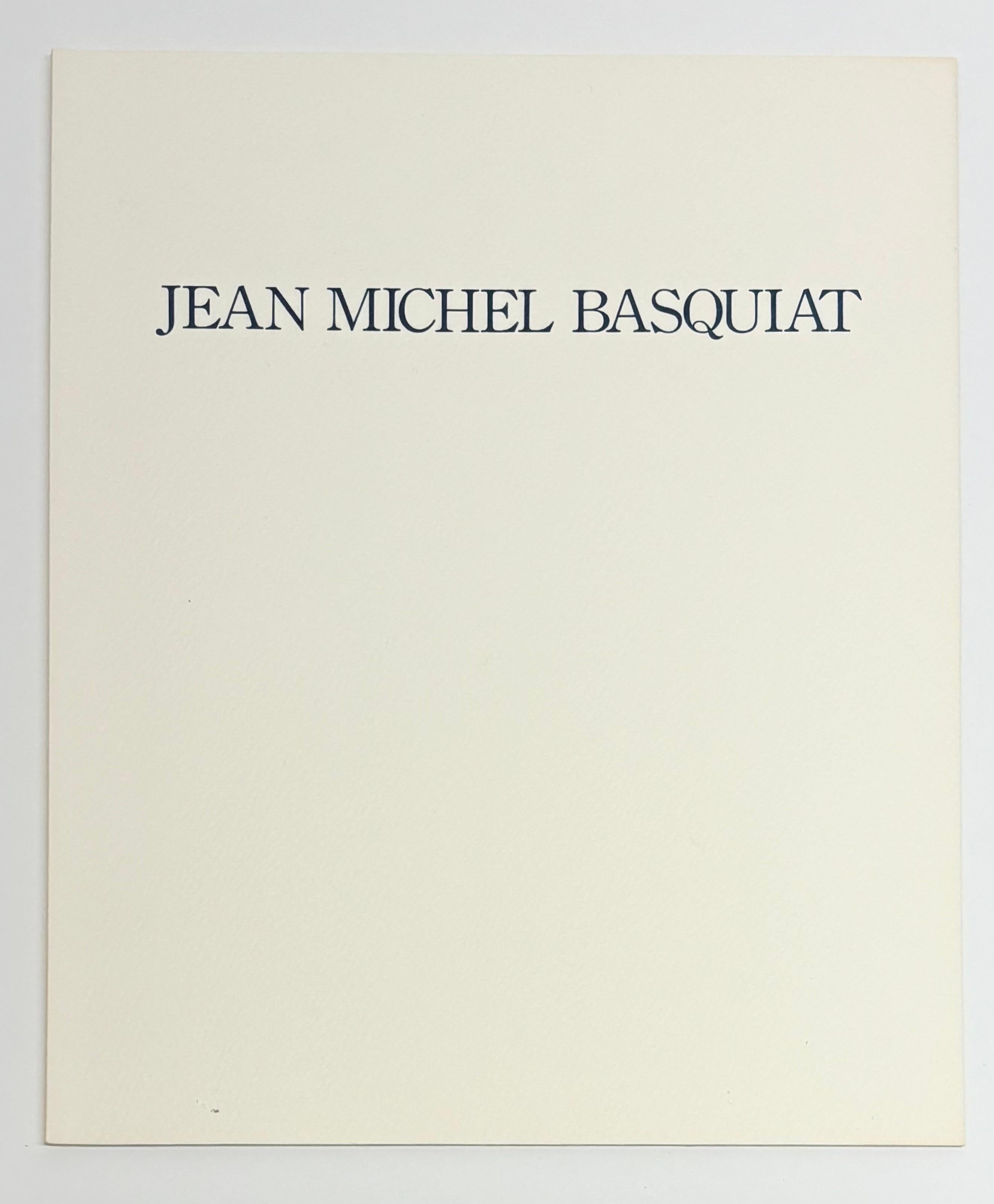 Basquiat Akira Ikeda Gallery 1987 (catalogue d'exposition)
