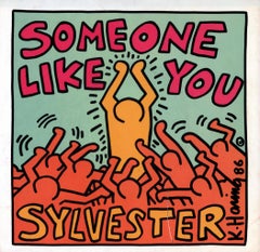 1980s Keith Haring Album Cover Art (vintage Keith Haring)