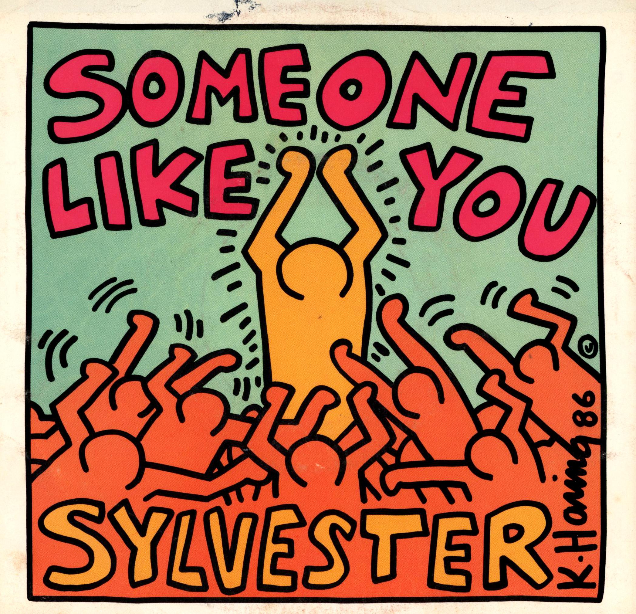 1980er Jahre Keith Haring Album Cover Art (vintage Keith Haring)