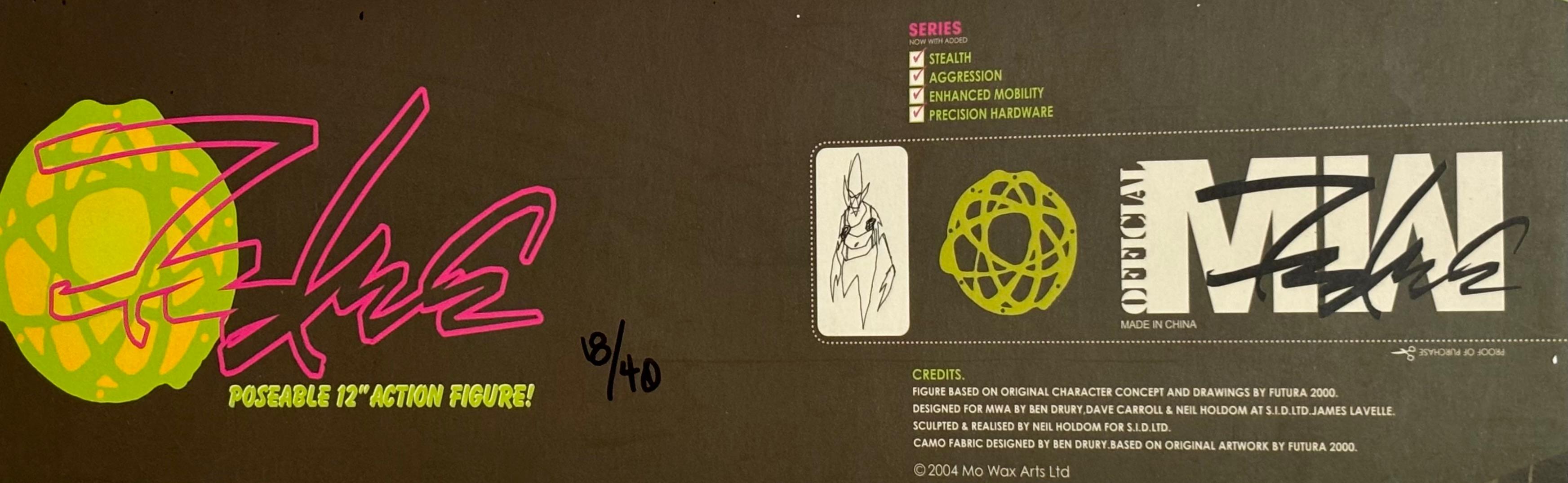 SIGNED FUTURA Unkle 77 art toy For Sale 7