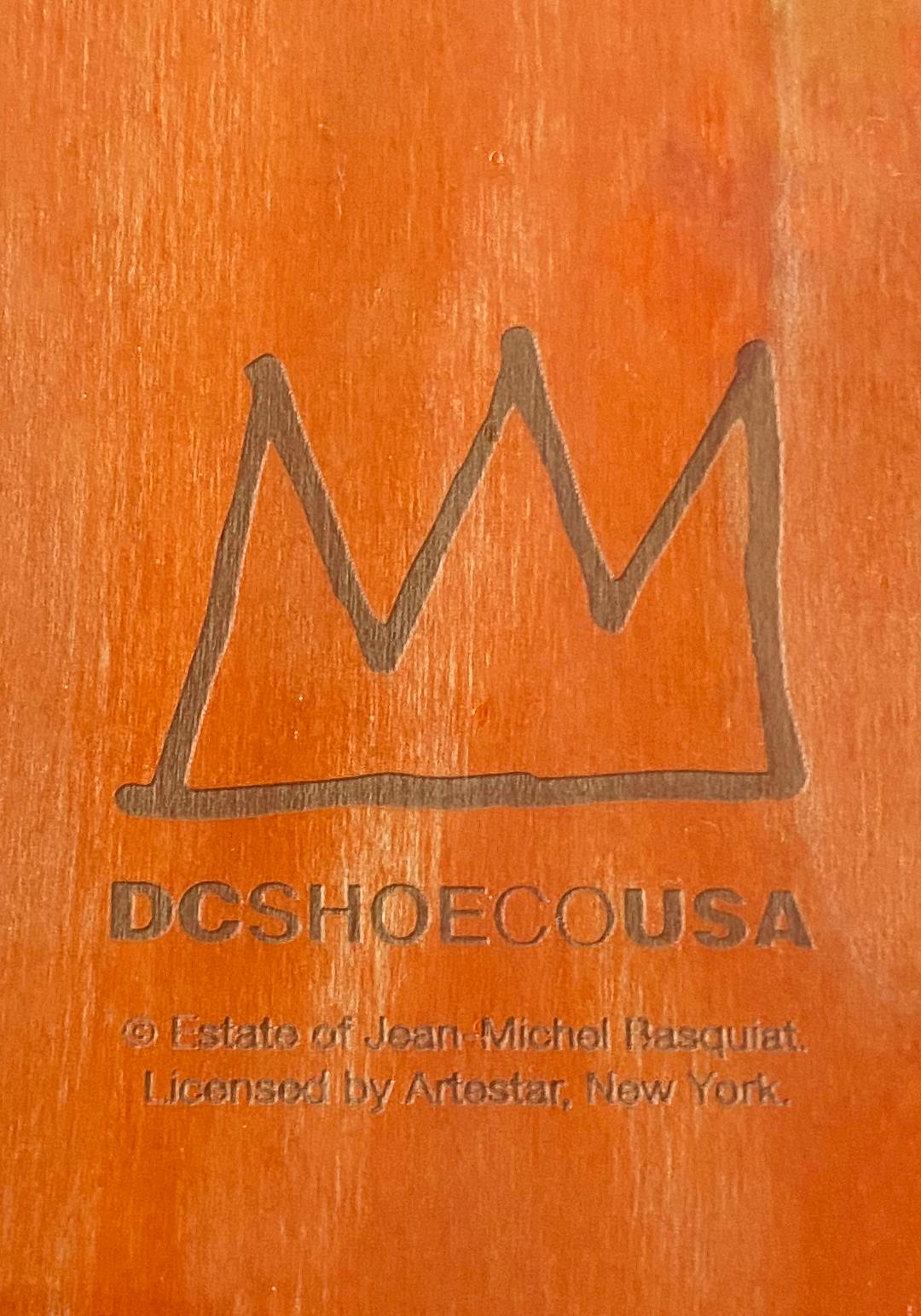 Basquiat Skateboard Deck - Abstract Art by (after) Jean-Michel Basquiat