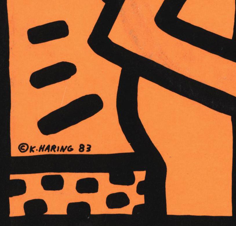 Rare 1980s Keith Haring Vinyl Record Art For Sale 3