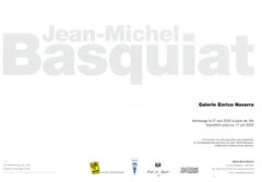 Galerie Basquiat Enrico Navarra 2000 (annonce vintage Basquiat)