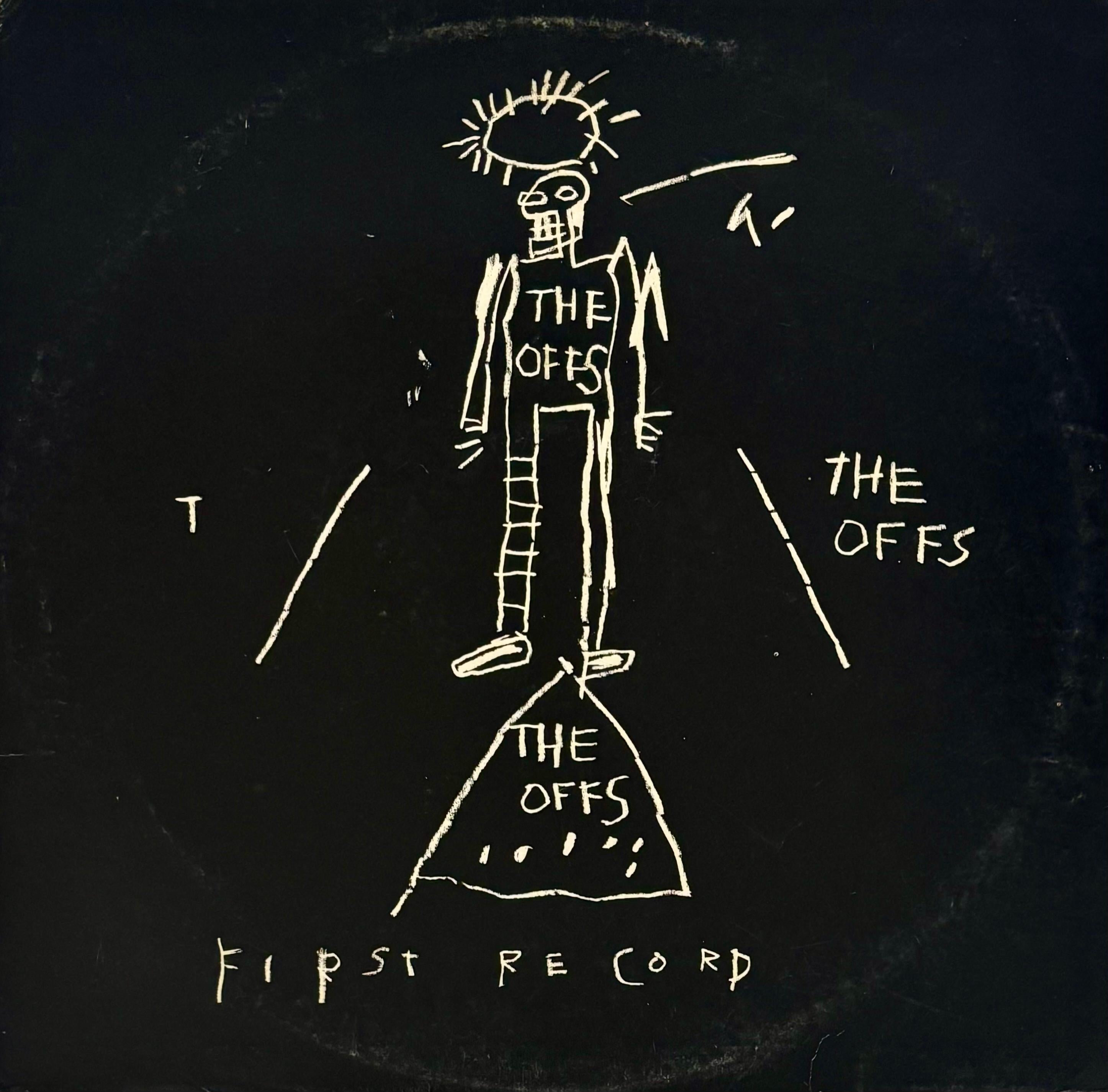 Basquiat The Offs 1984 (pochette de disque de Basquiat 1984) - Print de Jean-Michel Basquiat