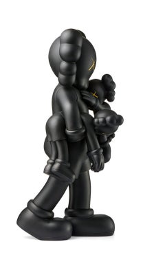 KAWS Clean Slate Schwarz (KAWS Schwarzer Begleiter aus klarem Schiefer)