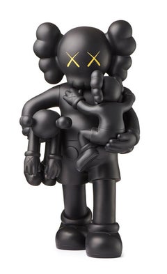 KAWS Clean Slate Schwarz (KAWS Schwarzer Begleiter aus klarem Schiefer)