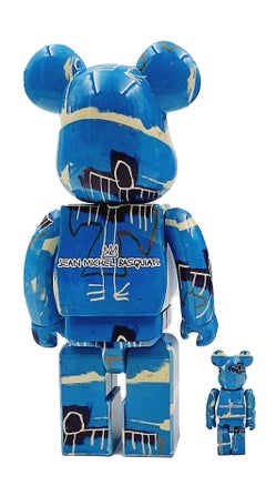Jean-Michel Basquiat Be@rbrick 400% e 100%