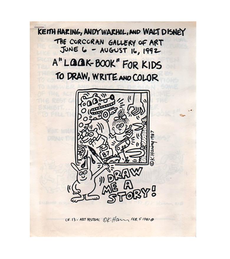 Seltenes Vintage Keith Haring Pop Shop-Buch (Ein Look-book für Kinder) – Print von (after) Keith Haring