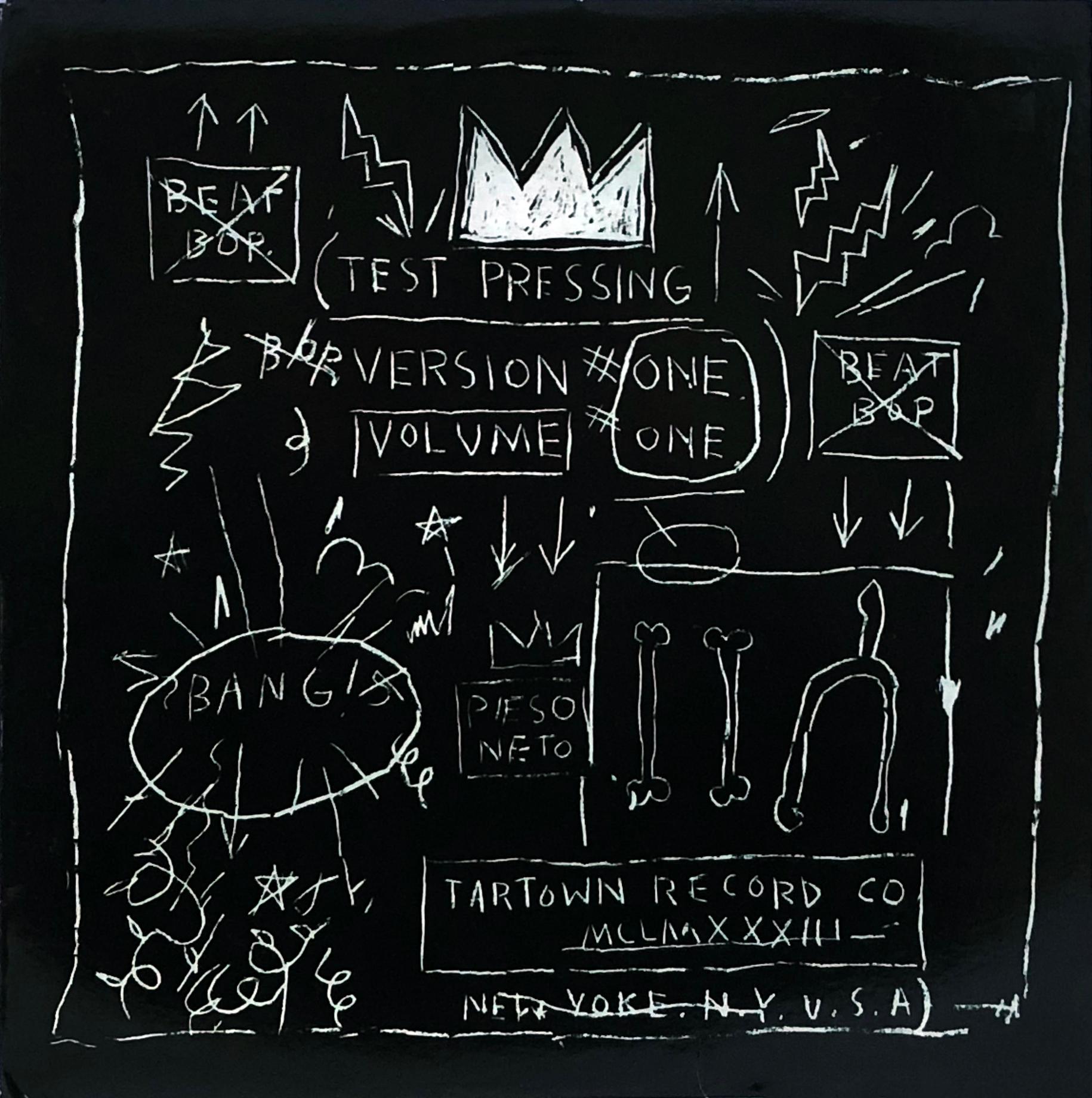 Basquiat Beat Bop Vinyl Record - Art by after Jean-Michel Basquiat