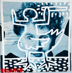 Original Keith Haring 1980s Record Art