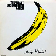 Vintage Warhol Banana Cover: Nico & The Velvet Underground Vinyl Record