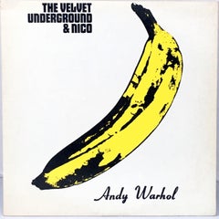 Vintage Warhol Banana Cover: Nico & The Velvet Underground Vinyl Record