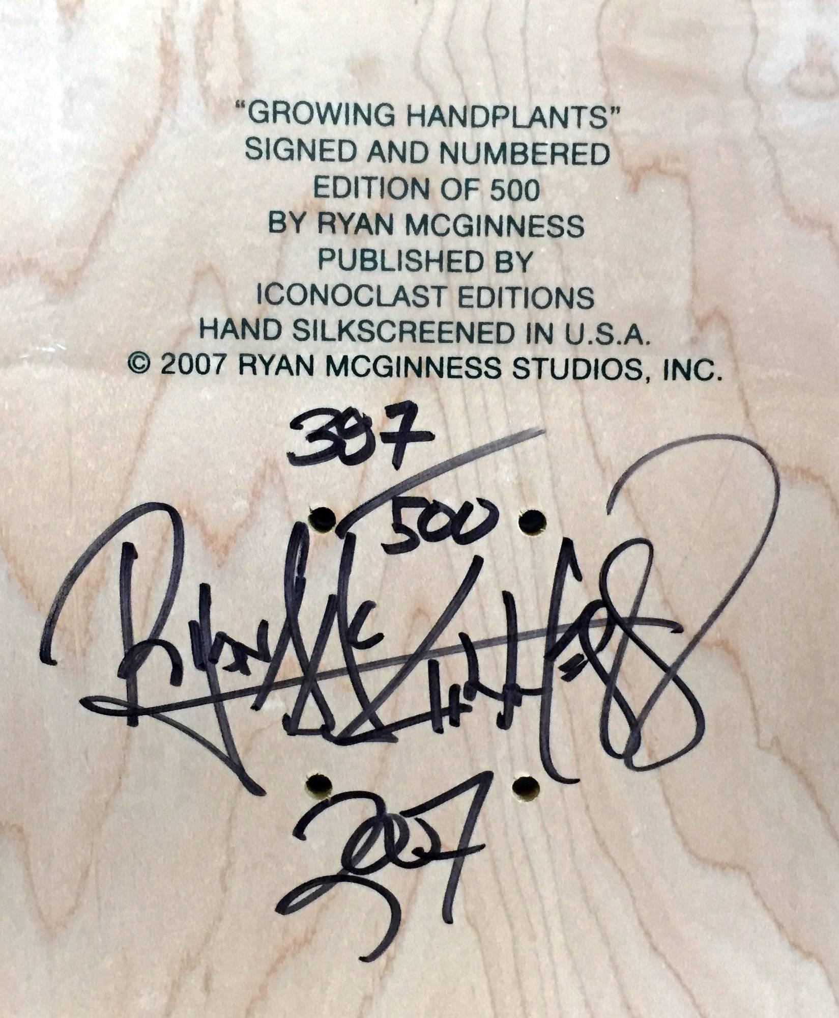 Signed Ryan McGinness Skateboard Deck 1