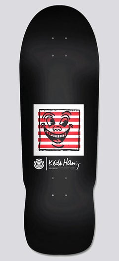 Keith Haring Skateboard Deck (Keith Haring smiley face)