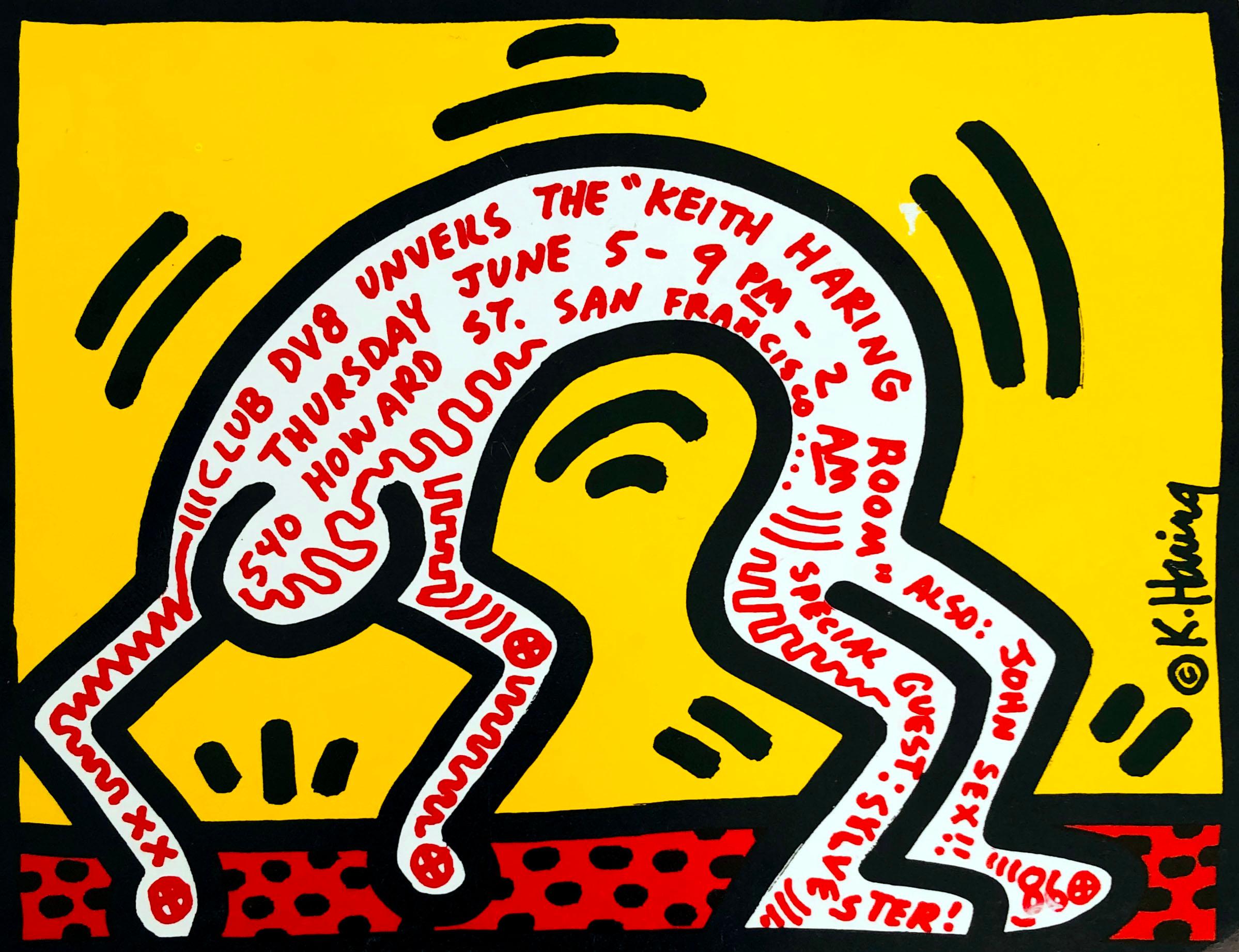 Keith Haring - Keith Haring Club DV8 (announcement)