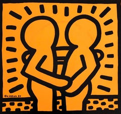 Rare Original Keith Haring Vinyl Record Art