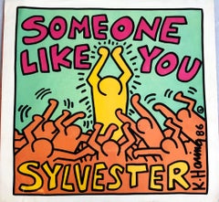 Original Keith Haring Album Cover Art (vintage Keith Haring)