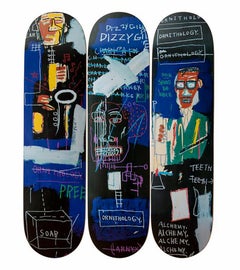 Vintage Basquiat Horn Players Skateboard Decks (set of 3)