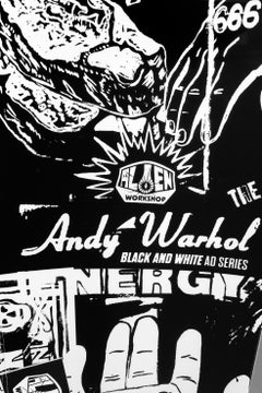 Vintage Andy Warhol Skateboard Deck (Warhol Ad series) 