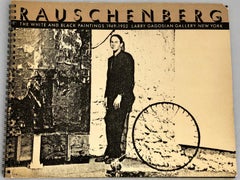 Vintage 1980s Robert Rauschenberg exhibition catalog (Rauschenberg Gagosian) 