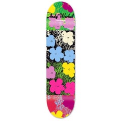 Andy Warhol Flowers Skateboard Deck (Warhol skate deck) 