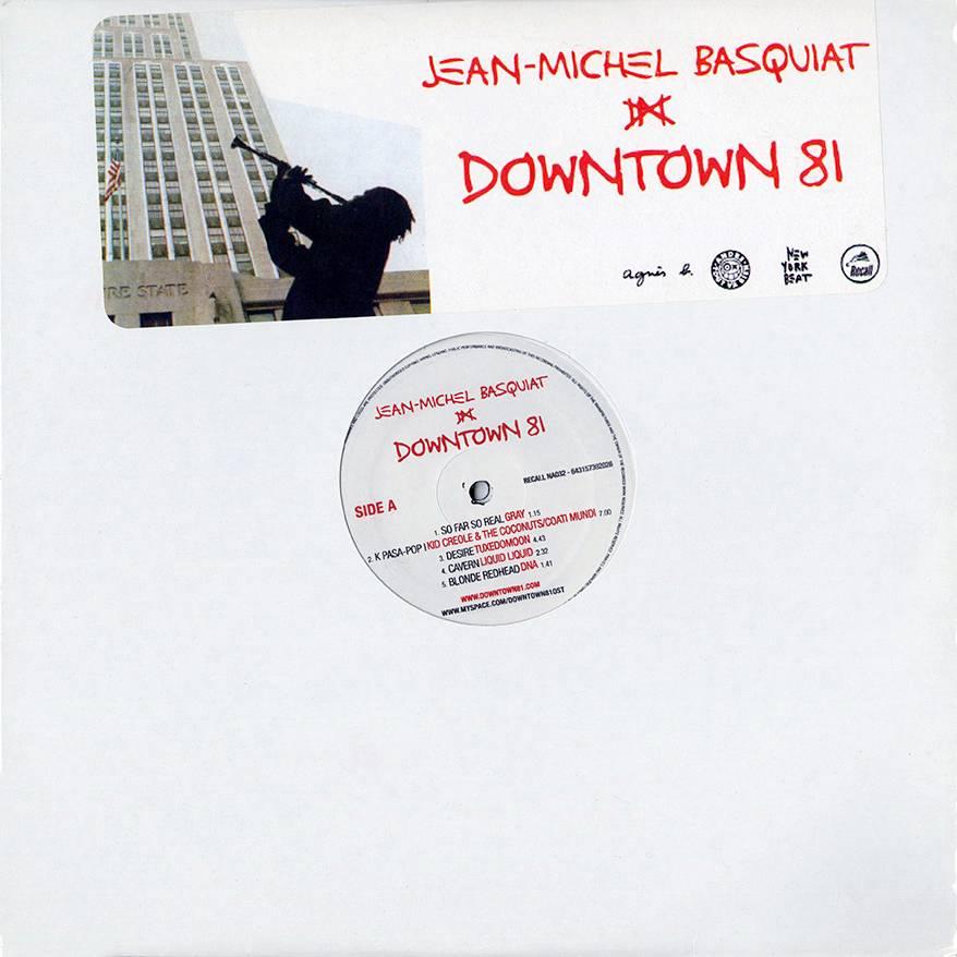 Basquiat Downtown 81 vinyl record soundtrack (SAMO)  - Art by after Jean-Michel Basquiat