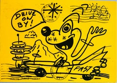 Kenny Scharf at Gagosian Gallery 1984 (vintage Kenny Scharf)