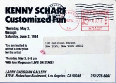 Kenny Scharf at Gagosian Gallery 1984 (vintage Kenny Scharf)