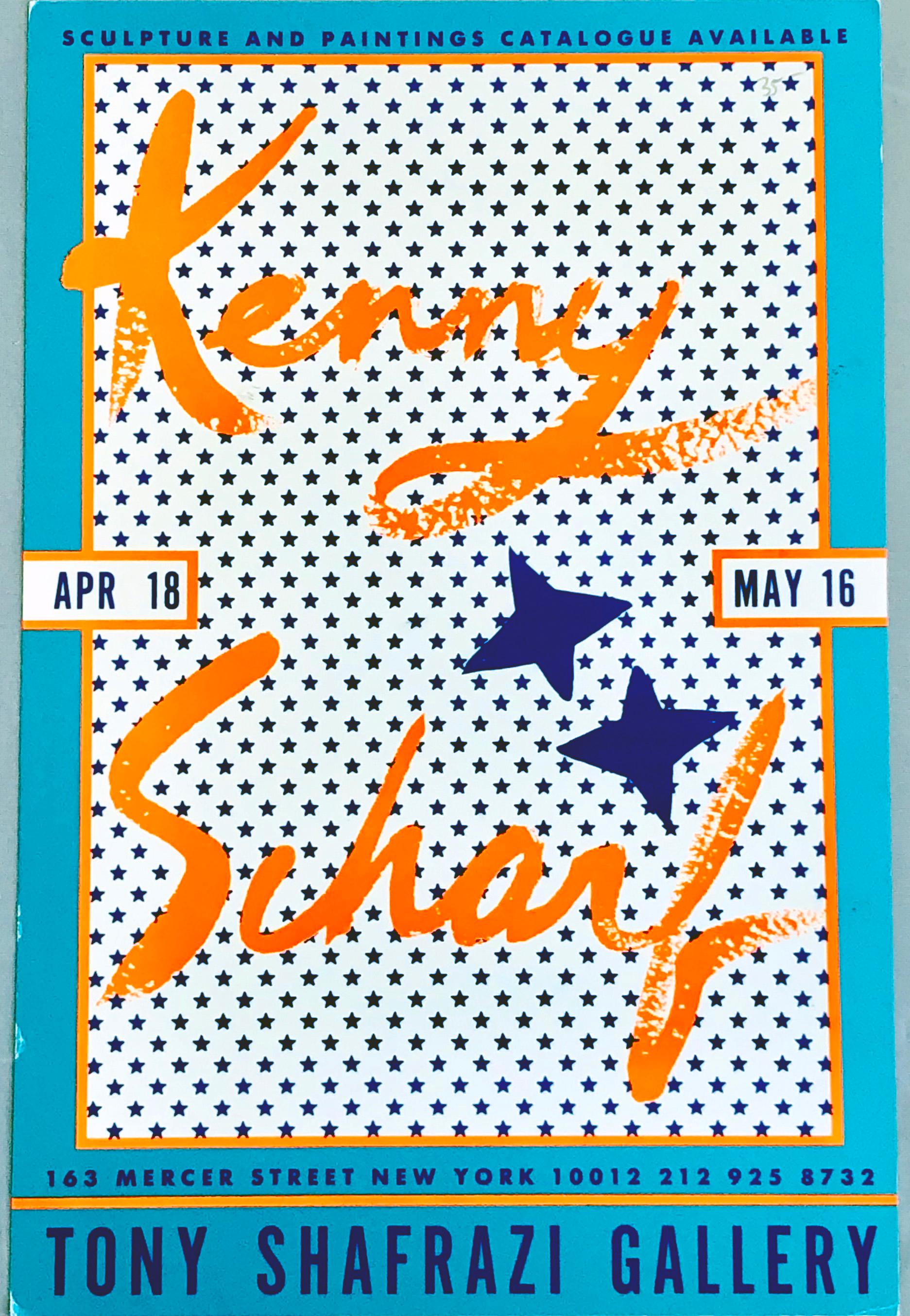 Kenny Scharf at Tony Shafrazi Gallery 1987 (vintage Kenny Scharf)  1