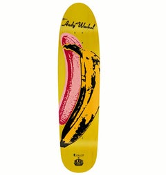 Vintage Andy Warhol Banana Skateboard Deck (Warhol velvet underground) 