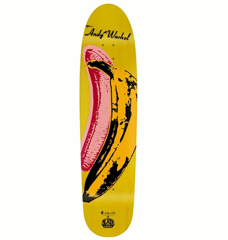 after) Andy Warhol - Andy Warhol Banana Skateboard Deck (Warhol velvet  underground) at 1stDibs