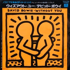 Rare Original Keith Haring record cover art (David Bowie)