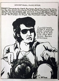Illustration de Raymond Pettibon des années 1980 (début de sa carrière chez Raymond Pettibon)