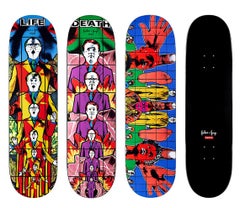 Gilbert & George Supreme Skateboard-Decken: 3er-Set (Bilder von Gilbert & George)