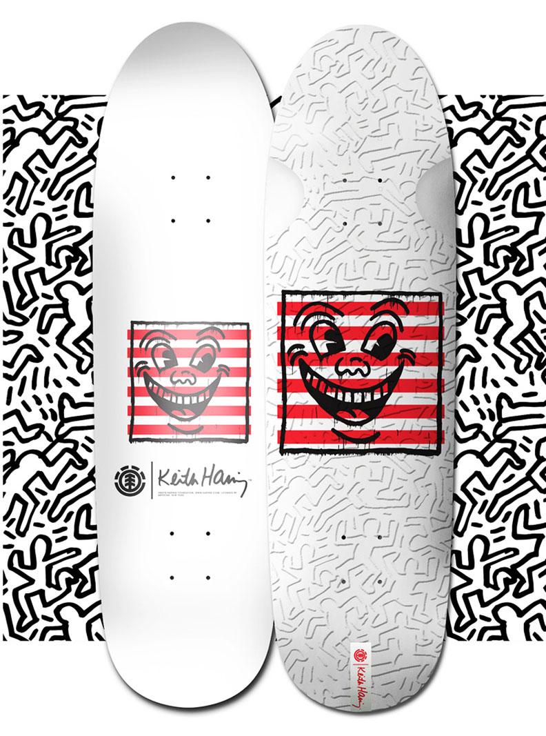 skateboard smiley face