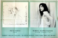 Robert Mapplethorpe Patti Smith 1978 exhibit poster 