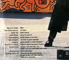 Rare original Keith Haring Vinyl Record Art (Keith Haring Crack Is Wack)