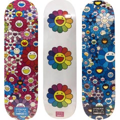 Skateboards Takashi Murakami Flowers (set de 3)