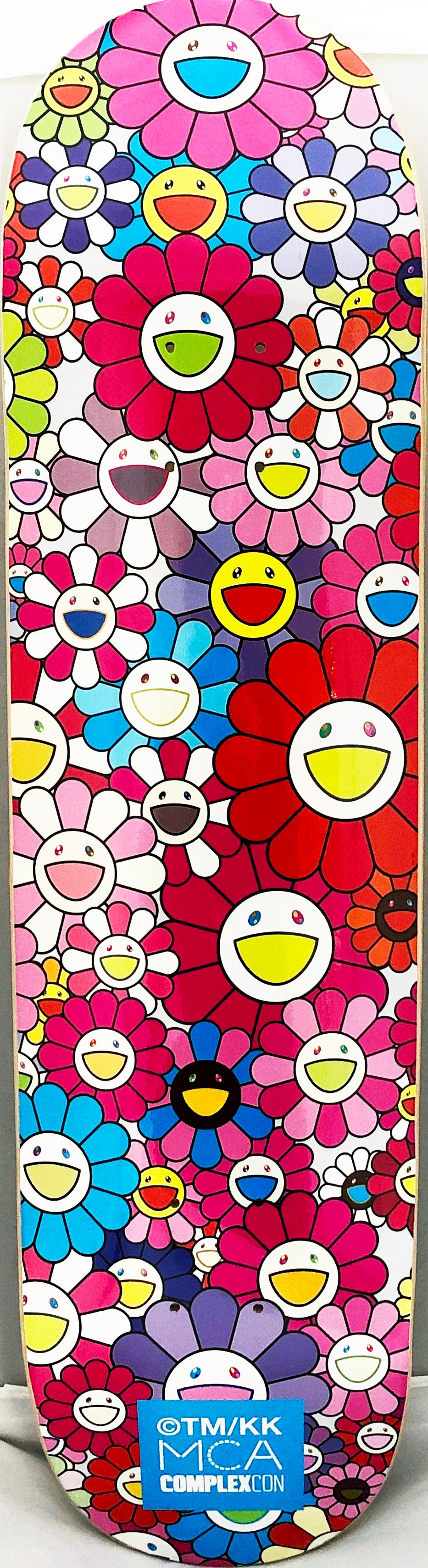 Takashi Murakami Blumen Skateboard-Decken (Set von 3) 2