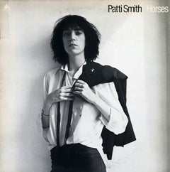 Record 1st Pressing en vinyle des chevaux Patti Smith (photo de Robert Mapplethorpe)