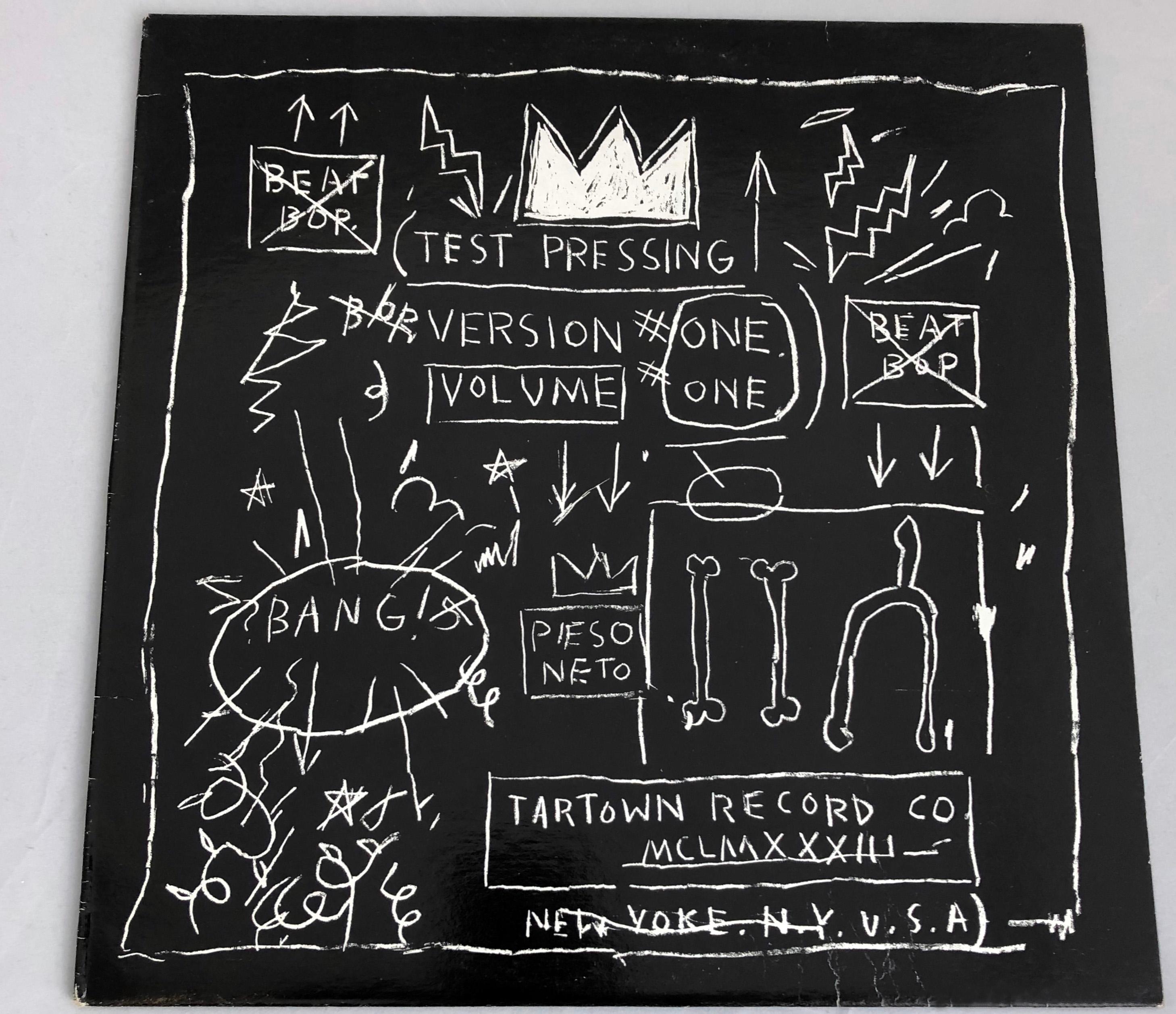 Basquiat Beat Bop Vinyl Record - Pop Art Art by (after) Jean-Michel Basquiat