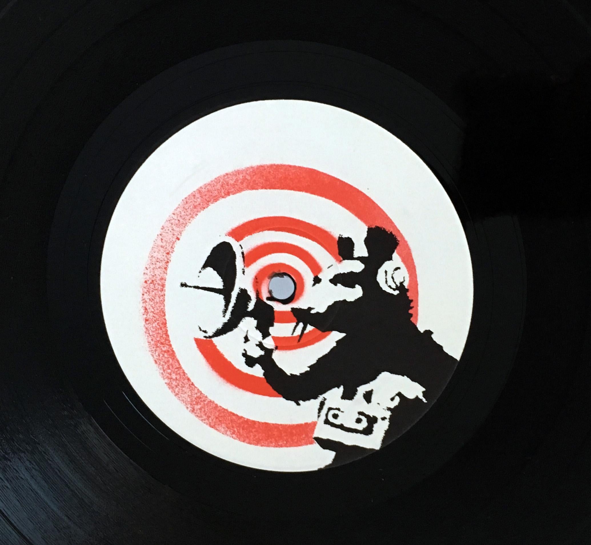 Banksy Radar Rat Dirty Funker Record Art  1