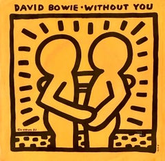 Rare Original Keith Haring Vinyl Record Art