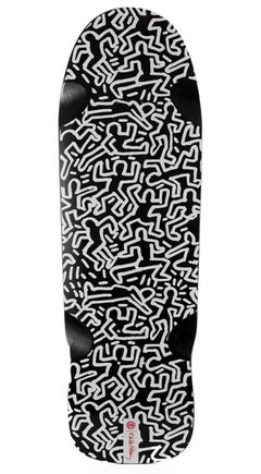 Vintage Keith Haring Skateboard Deck (Keith Haring three eyed face)