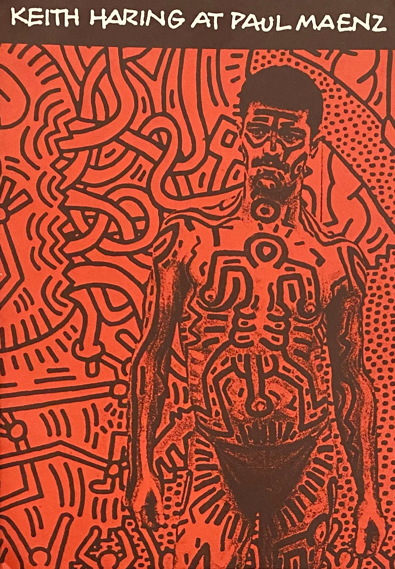 Keith Haring 1984 exhibition catalog (Keith Haring Paul Maenz 1984) - Pop Art Photograph by (after) Keith Haring