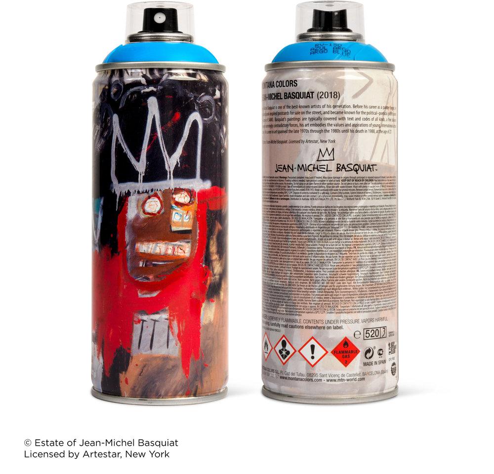 Limited edition Basquiat spray paint can - Street Art Mixed Media Art by (after) Jean-Michel Basquiat
