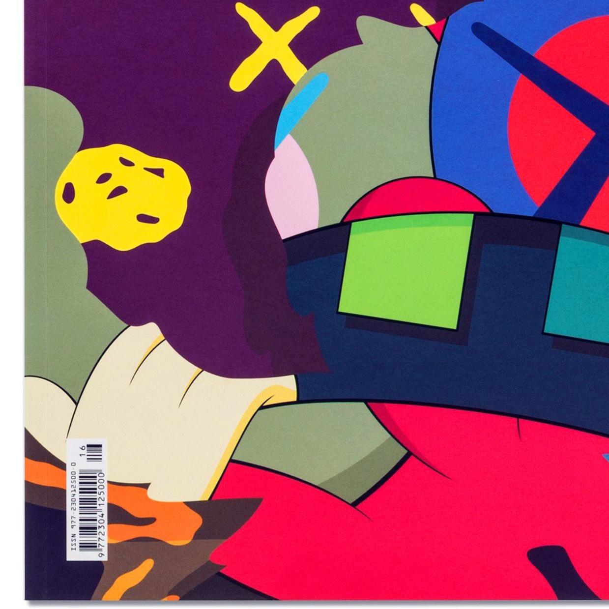 KAWS illustrated cover art: Hypebeast magazine, 2016 (hot pink variation) 
A limited edition die cut slip case cover featuring exclusive artwork by KAWS
Condition: New and sealed in its original shrink wrapping
Dimensions: Approximately 10 x 13