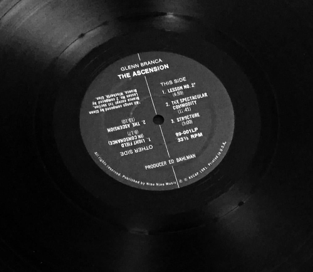 Rare Original Robert Longo vinyl record art (Robert Longo Men In The Cities) 3