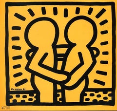 Rare Original Keith Haring record cover art (Keith Haring David Bowie)