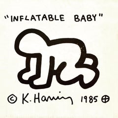 Keith Haring Aufblasbares Baby Haring Pop Shop 1985